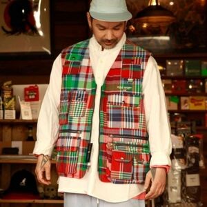 NWT Men's Size M Ralph Lauren Polo Sport Multi Color Madras Vest